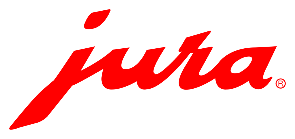 Das Logo des Kaffeemaschinenherstellers Jura